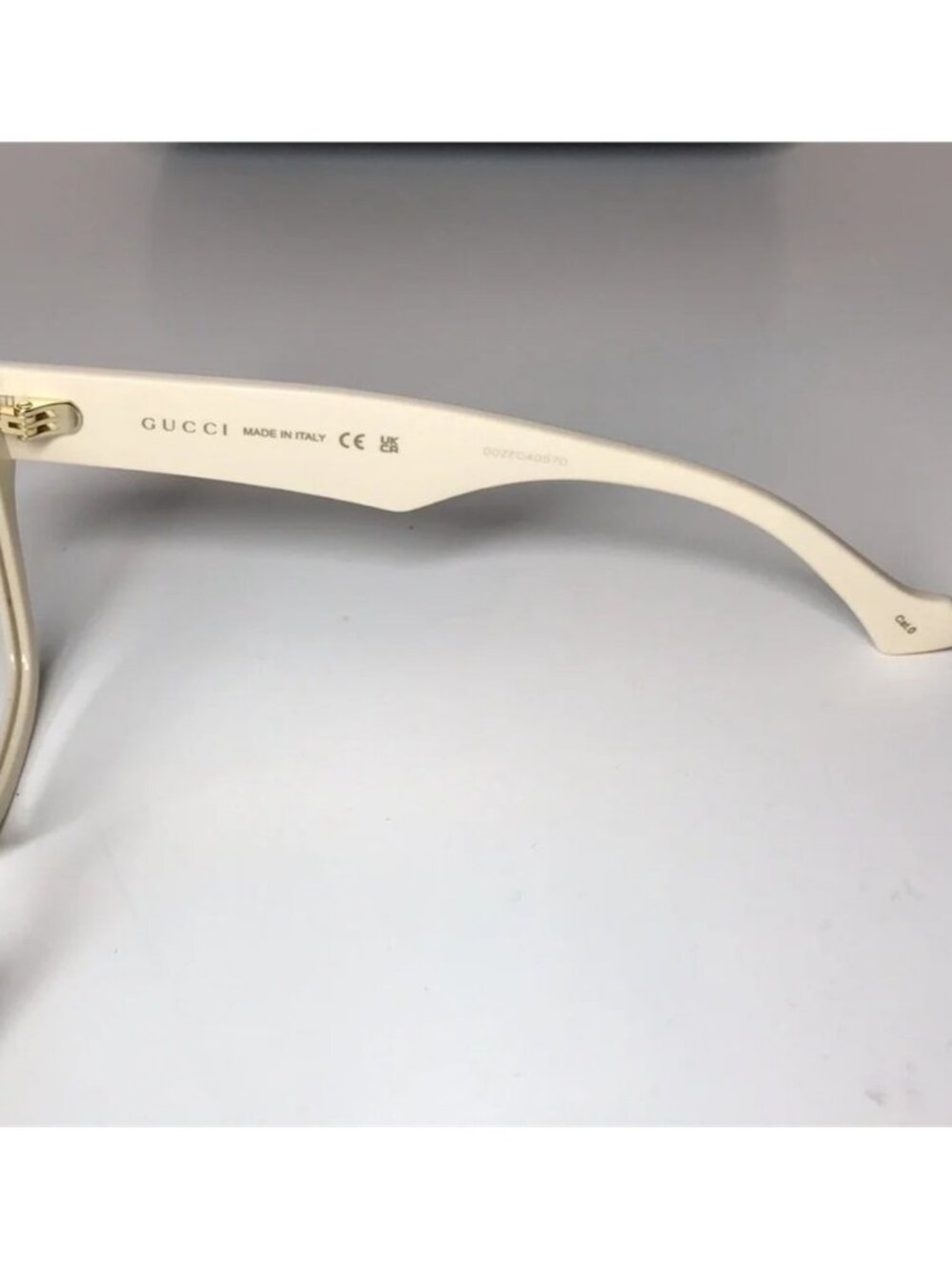 Gucci GG1424s Cream Crystal-Embellished Women's Glasses - Picture 11 of 11